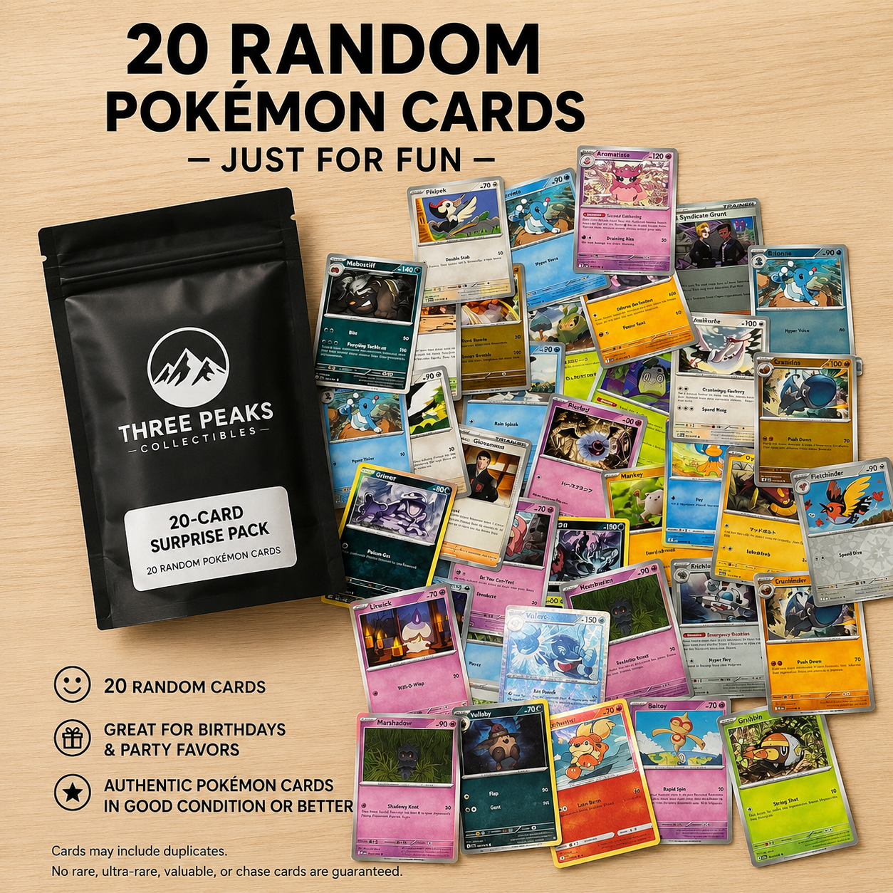 Three Peaks 20-Card Surprise Pack
